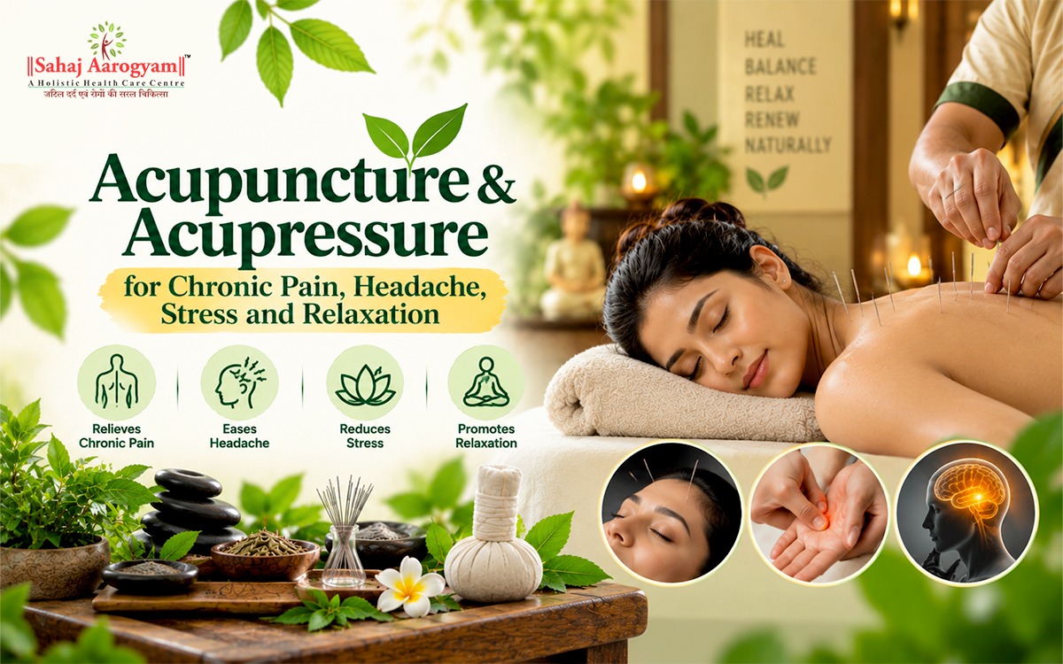 Acupuncture & Acupressure for Chronic Pain, Headache, Stress and Relaxation